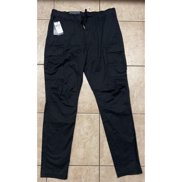 Polo Ralph Lauren Pants Mens 36x34 Cargo Black Stretch Slim...
